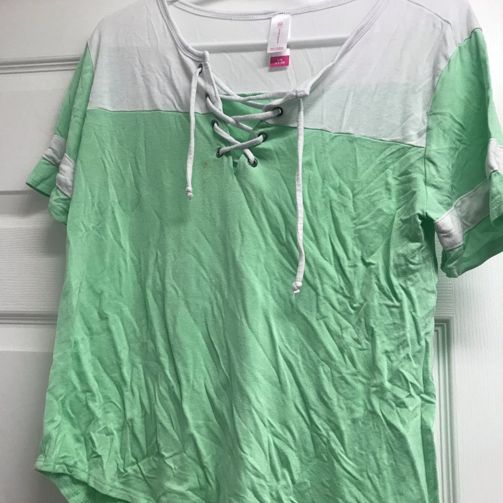 Green shirt
